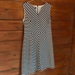 Jones New York Striped Cocktail Dress Size 12